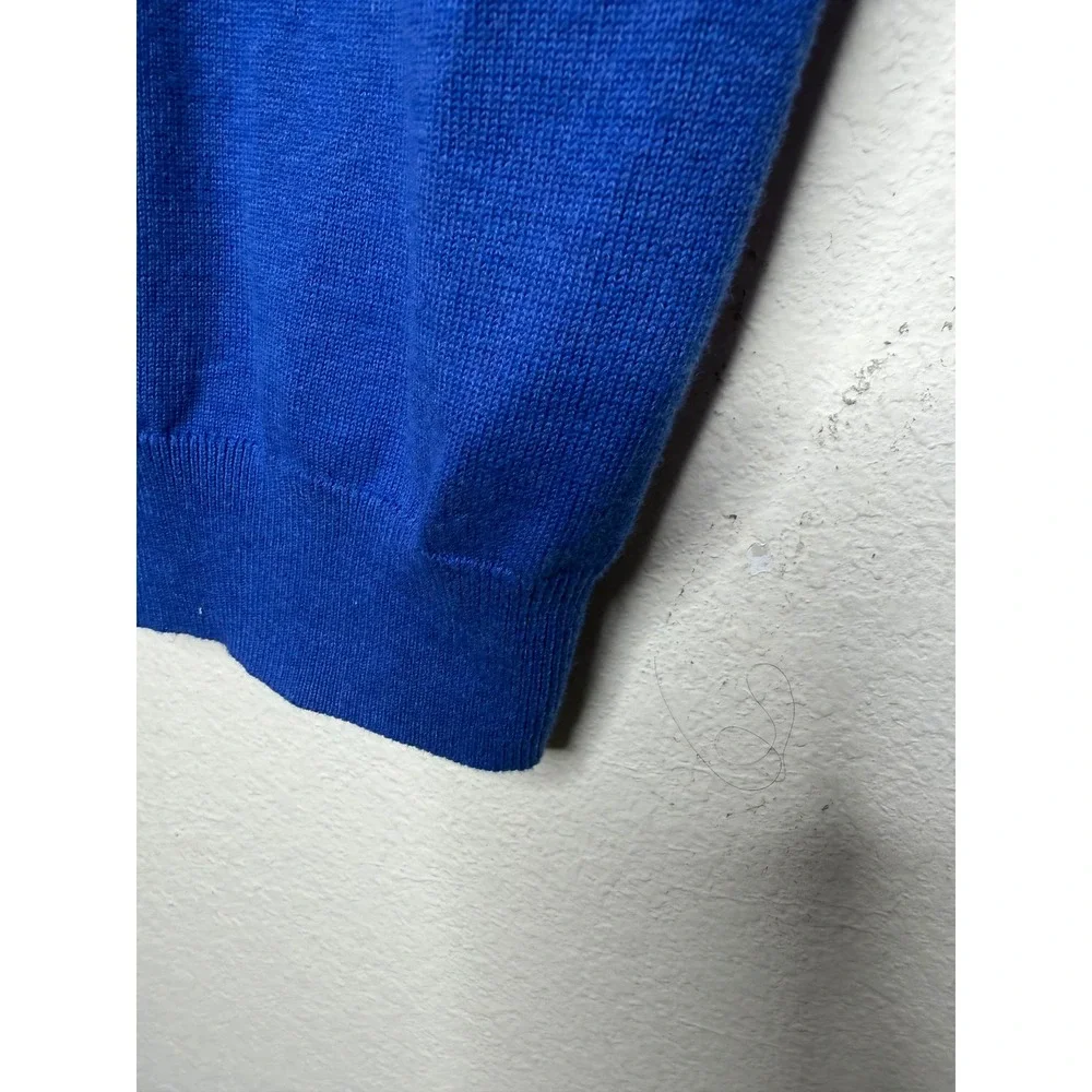 New Joseph Abboud Sweater‎ Mens Medium Royal Blue Pima Cotton Crew Neck Pullover